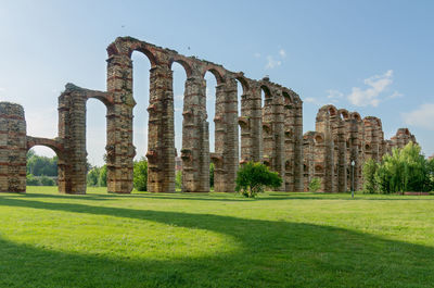 Old ruins against sky