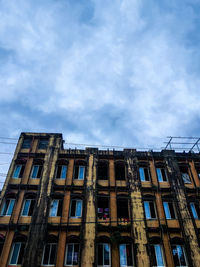 Low angle view of building against sky