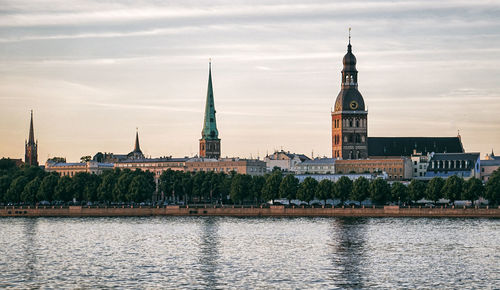 River with buildings in background