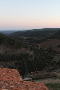 Scenic view of mountain against sky