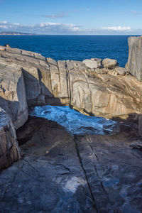 Natural bridge at torndirrup national park, western australia