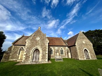 Church against sky