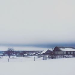 Built structures against sky