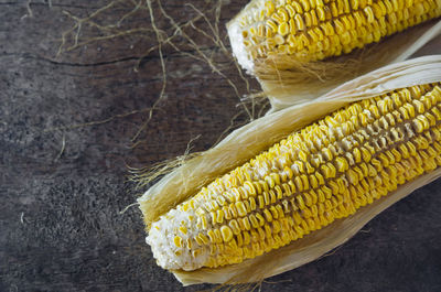 Close-up of yellow food