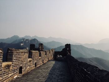 Scenic view of mountain against sky