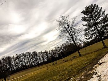 Scenic view of cloudy sky