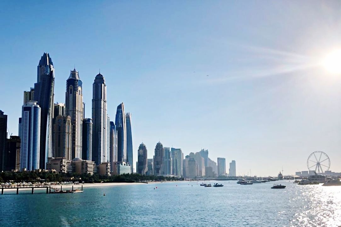 VIEW OF SKYSCRAPERS AGAINST SKY