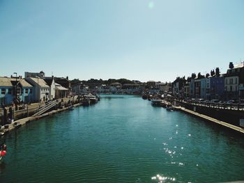 View of buildings at waterfront