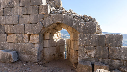 View of old ruins