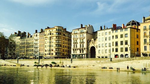 Buildings at waterfront