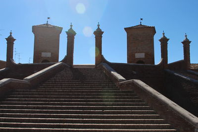 Low angle view of staircase