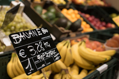 Close-up of food for sale