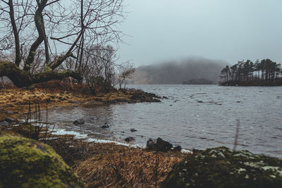 Scenic view of river against sky