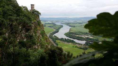 Panoramic shot of landscape against sky