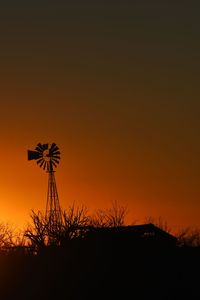 Low angle view of silhouette tree against sky during sunset