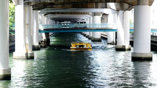 Interior of bridge