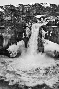 View of waterfall