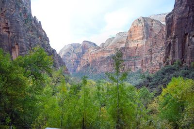 Scenic view of mountains