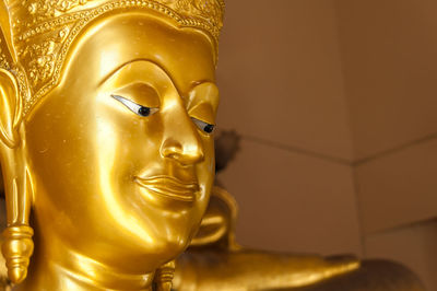 Close-up of buddha statue