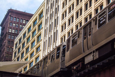 Low angle view of buildings against sky