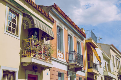 Low angle view of building against sky