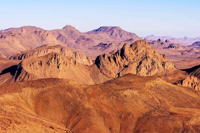 Scenic view of mountain range