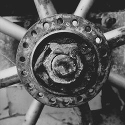 Close-up of rusty metal