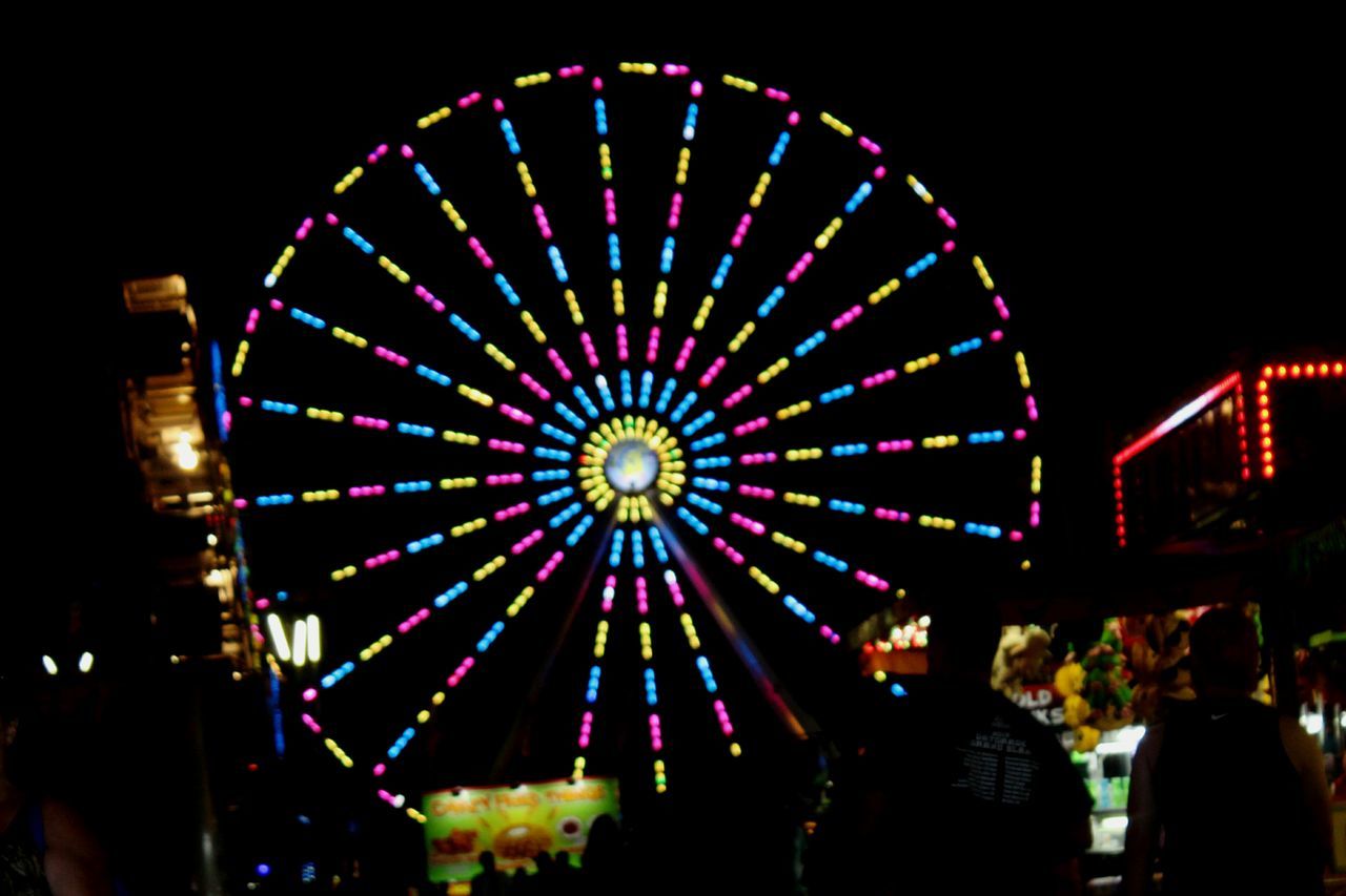 Fairgrounds silhouettes