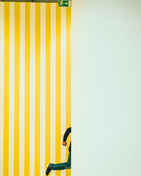 Close-up of yellow wall