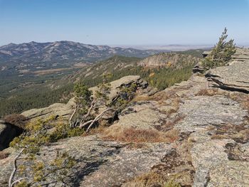 Kazakhstan, karkaralinsk.  autumn rest at the bugyly peak, 1300 meters above sea level.