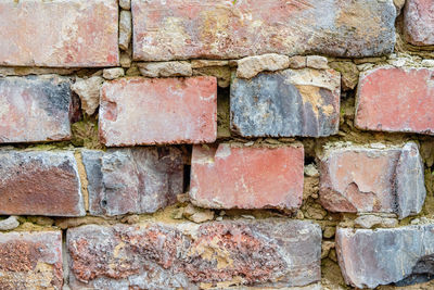 Full frame shot of brick wall