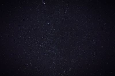 Low angle view of stars in sky