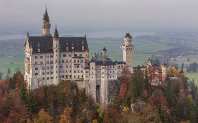 Exterior of castle against sky