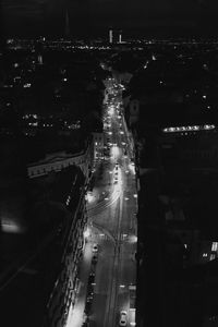 City street at night