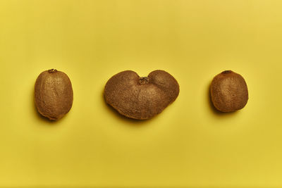 Close-up of heart shape over white background