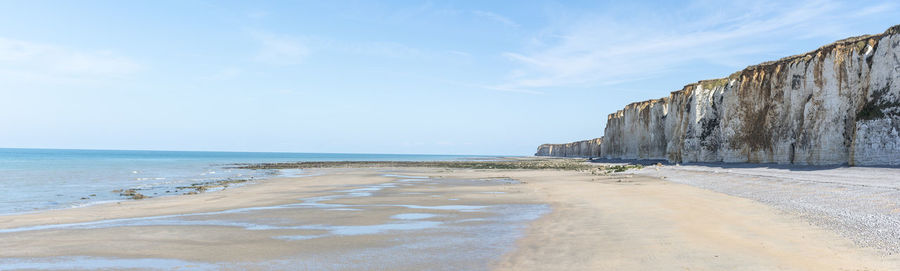 Panoramic view of beach against sky