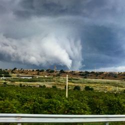 Panoramic view of landscape against sky