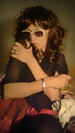 Portrait of young woman