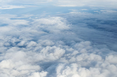 Aerial view of cloudscape