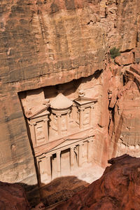 View of rock formation