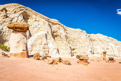 View of rock formations