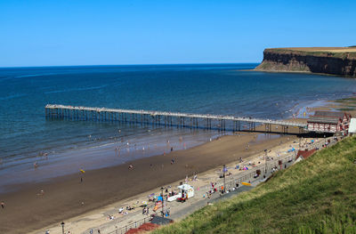 Beach on saltburn. 