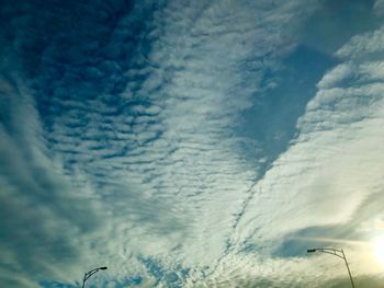 Low angle view of cloudscape