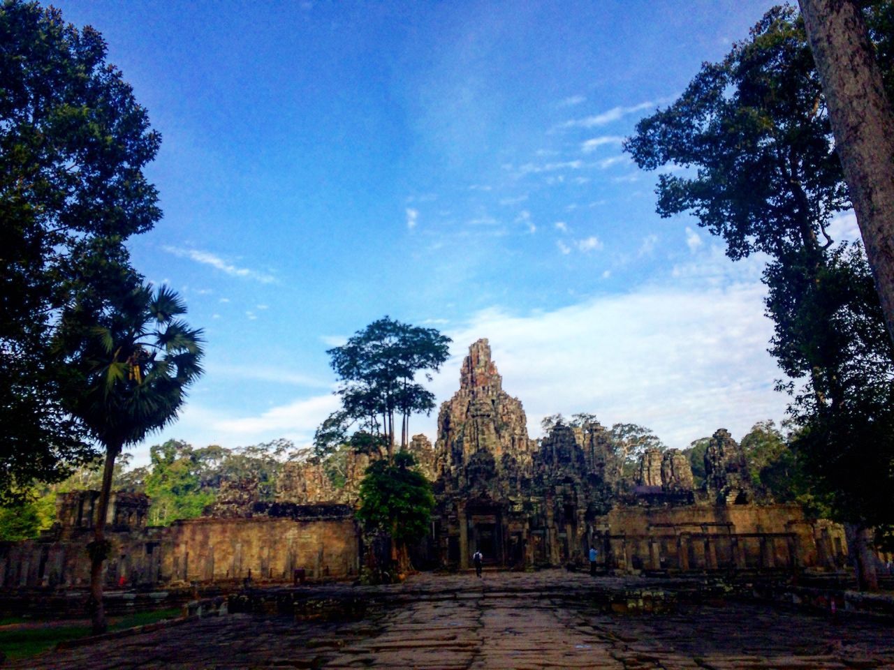 VIEW OF OLD RUINS