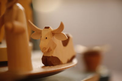 Close-up of stuffed toy on table