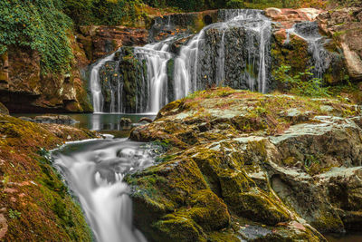 Waterfall in forest