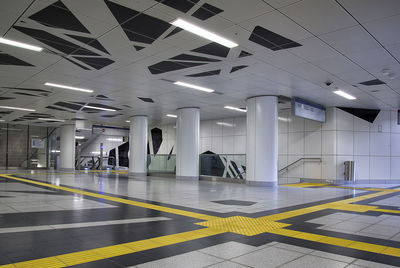 Interior of empty airport