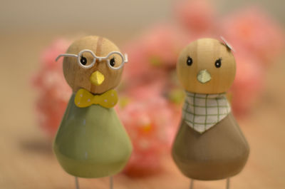 Easter decoration background birds, spring home decor