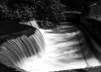 View of waterfall