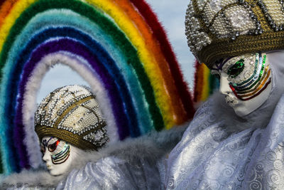 Venetian masks during carnival